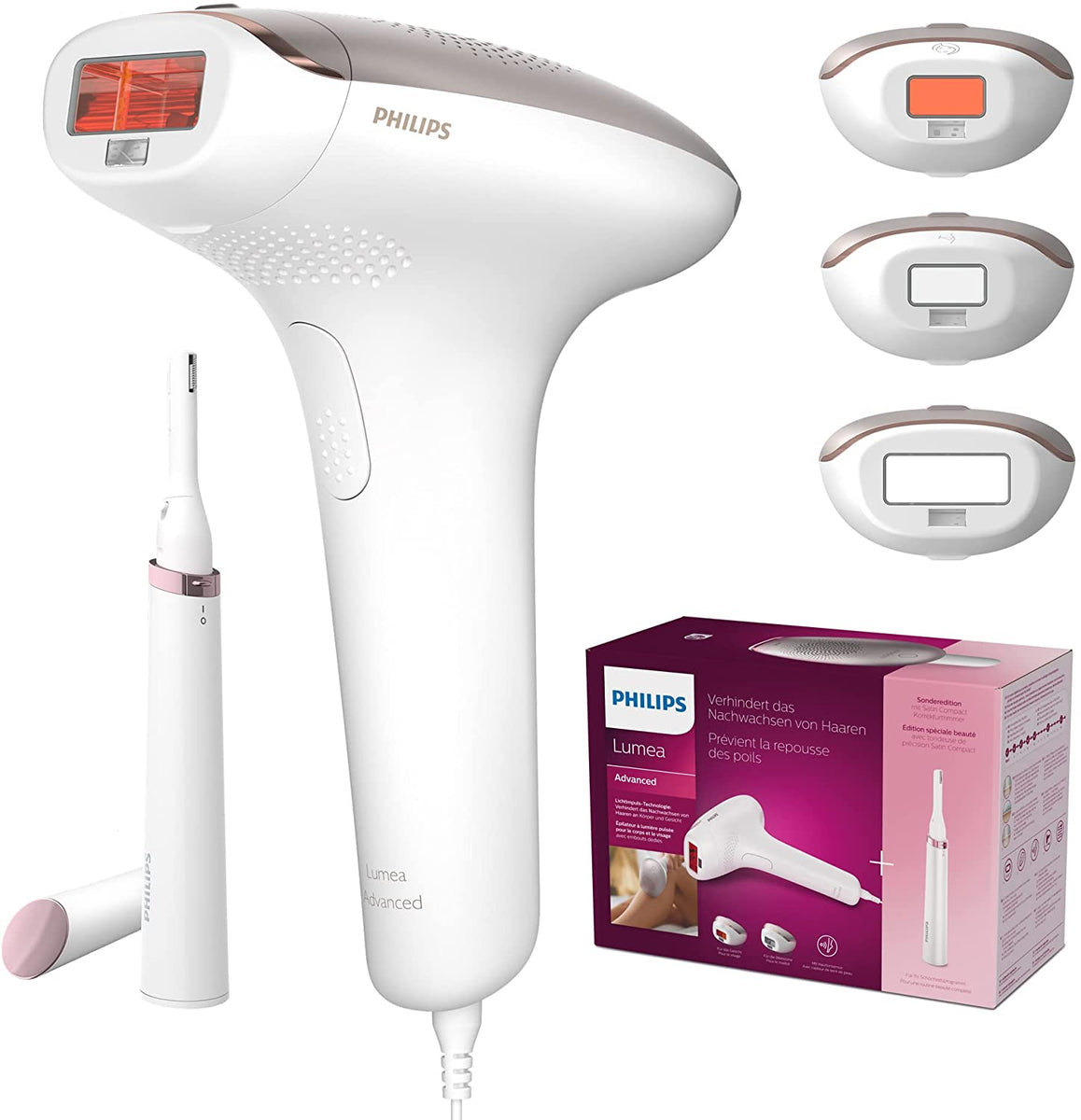 Philips Lumea BRI923 Advanced IPL Hair Removal Tool With 3